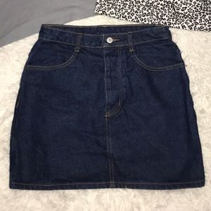 Brandy Melville Jean Skirt